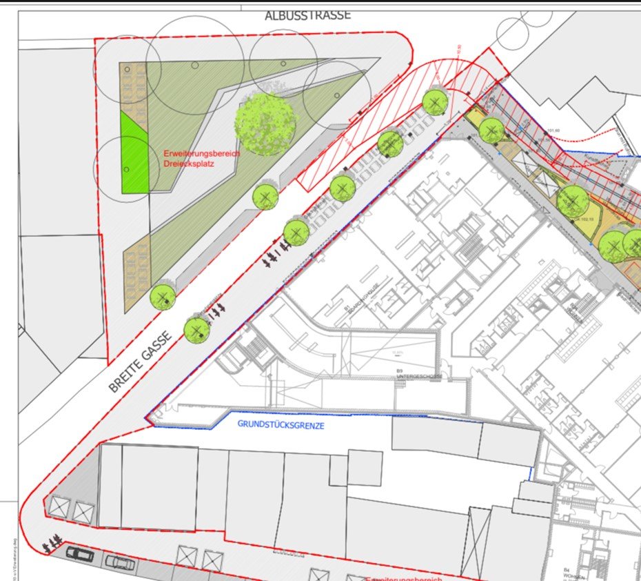 Planungsvorschlag: OrT-Group, Main Yard